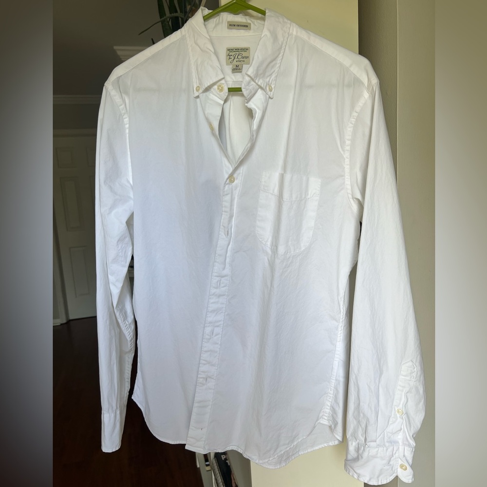 J. Crew Secret Wash Untucked Shirt